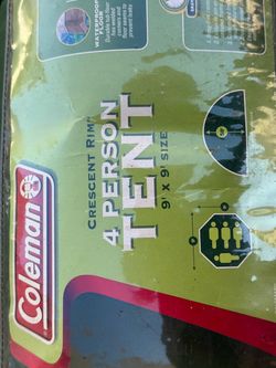 Gorgeous Coleman 4 People Tent