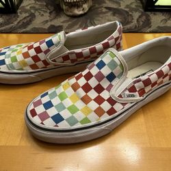 Checkered Vans W8 / M6.5