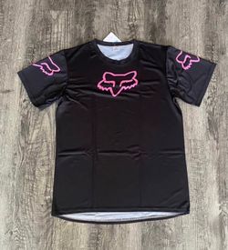 Cycling/Outdoor Jersey Black Pink Short Sleeve