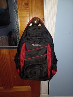 Bookbag red and black