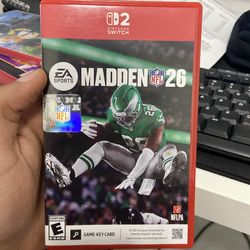 Switch 2 madden 26 game