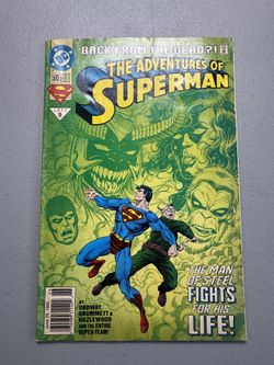 The Adventures Of Superman DC Comics 1993 #11 Back From The Dead?!