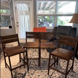 Beautiful Oak Barstools 
