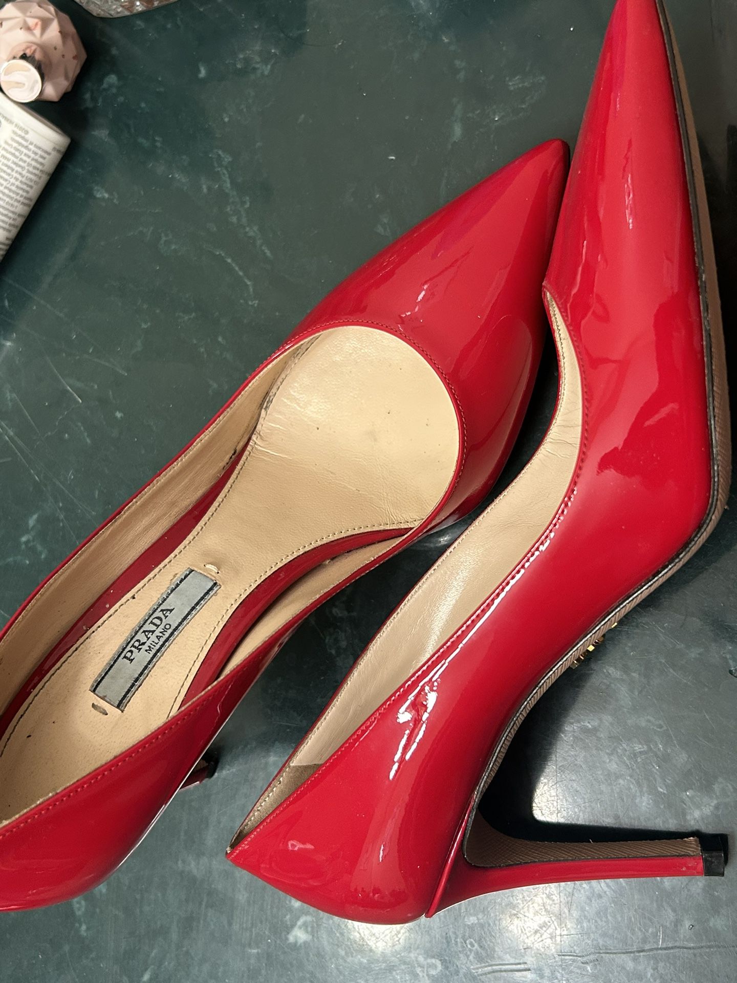 PRADA Red Heels for Women for sale
