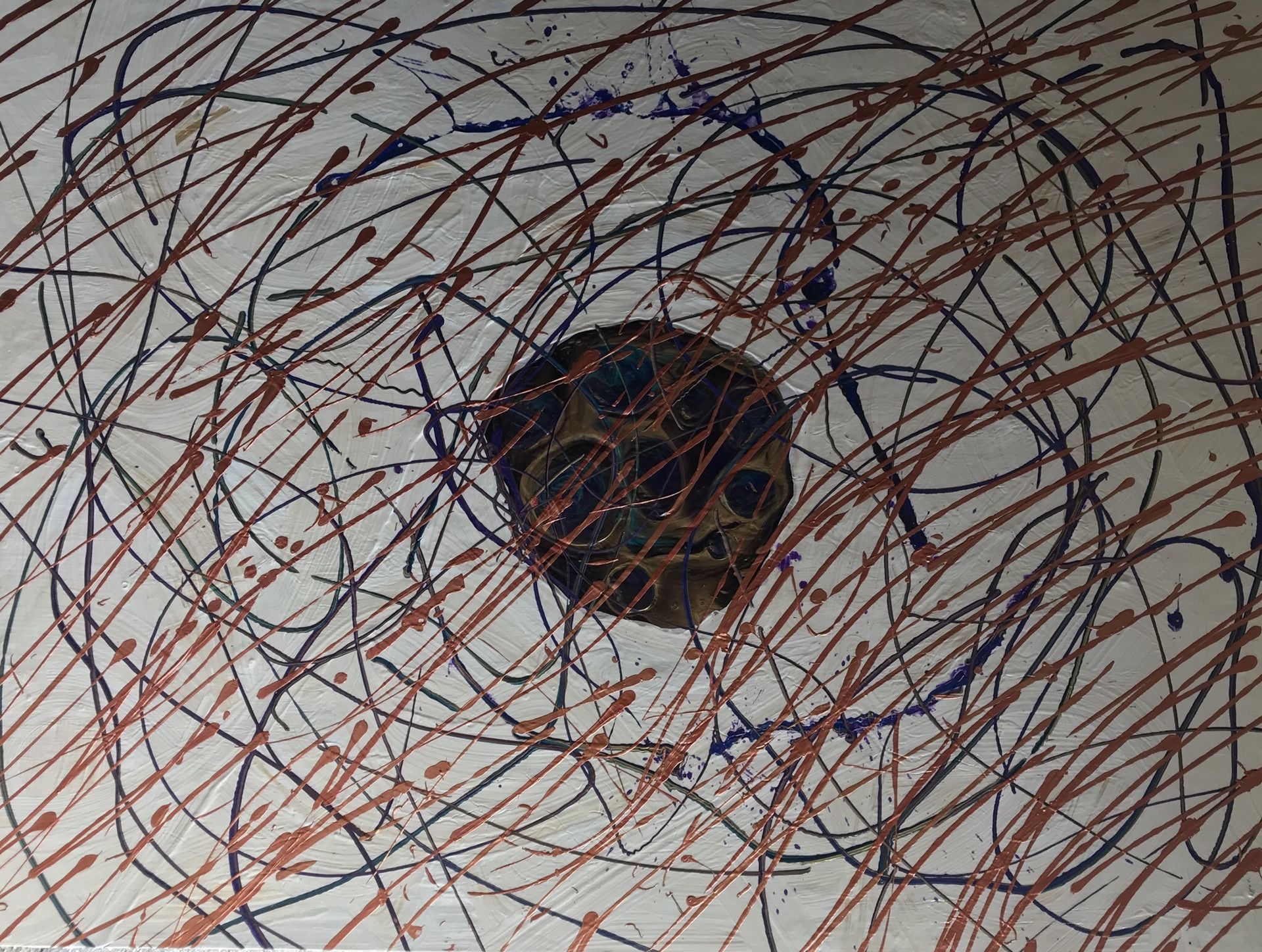 ART WORK STUDIO CLEARANCE SALE ABSTRACT/CONTEMPORARY ARTIST ORIGINALS Size: 30x40 acrylic on canvas One of a kind. Size: 30x40 RETAIL VALUE: $700.0