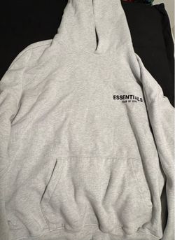 Gray essential hoodie