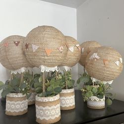 Hot Air Balloon Baby Shower Decor
