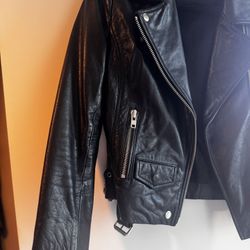 Like New OAK Leather Jacket