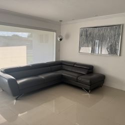 Leather Sectional
