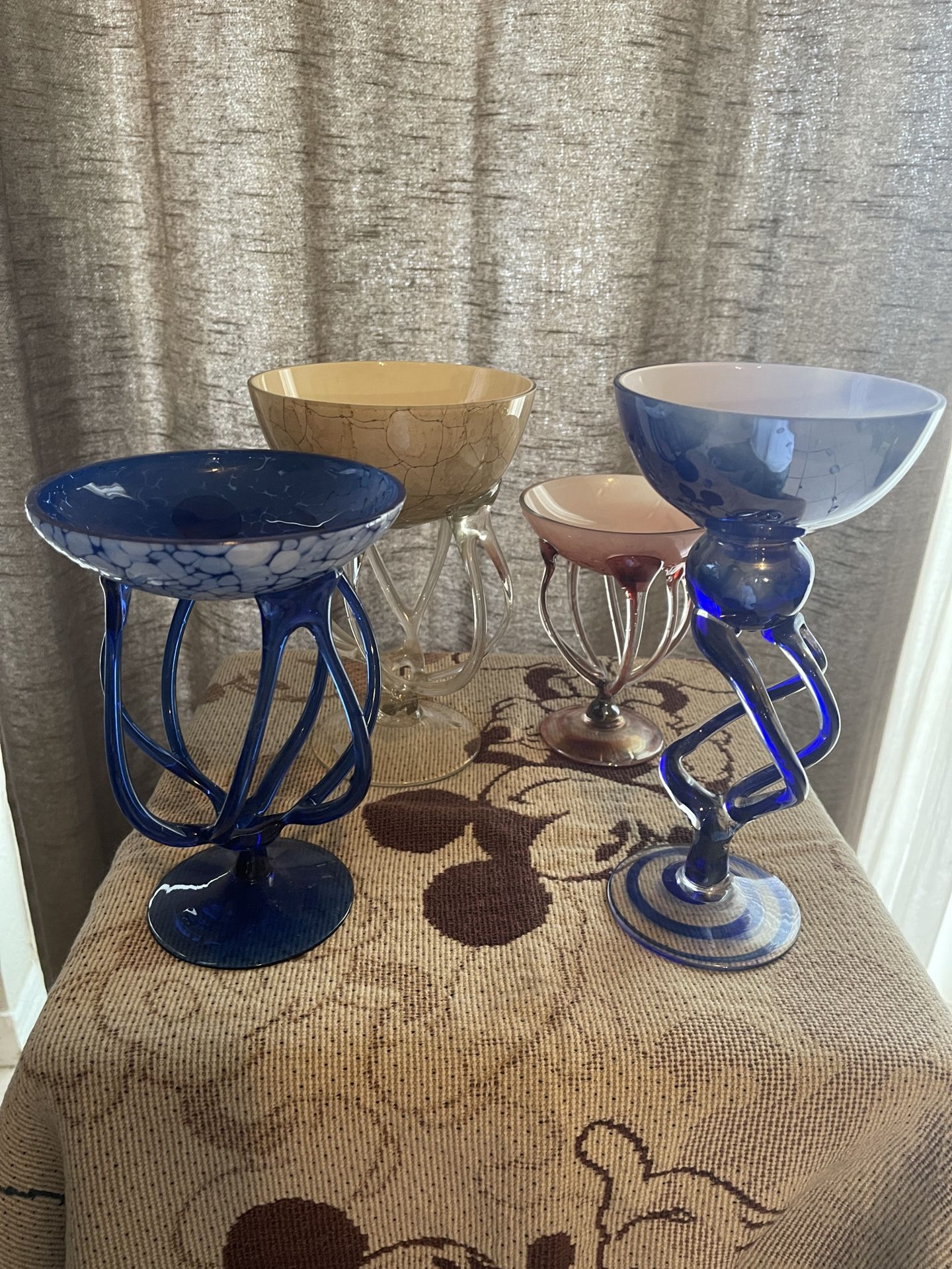 Glass Candle Holders $15 Each