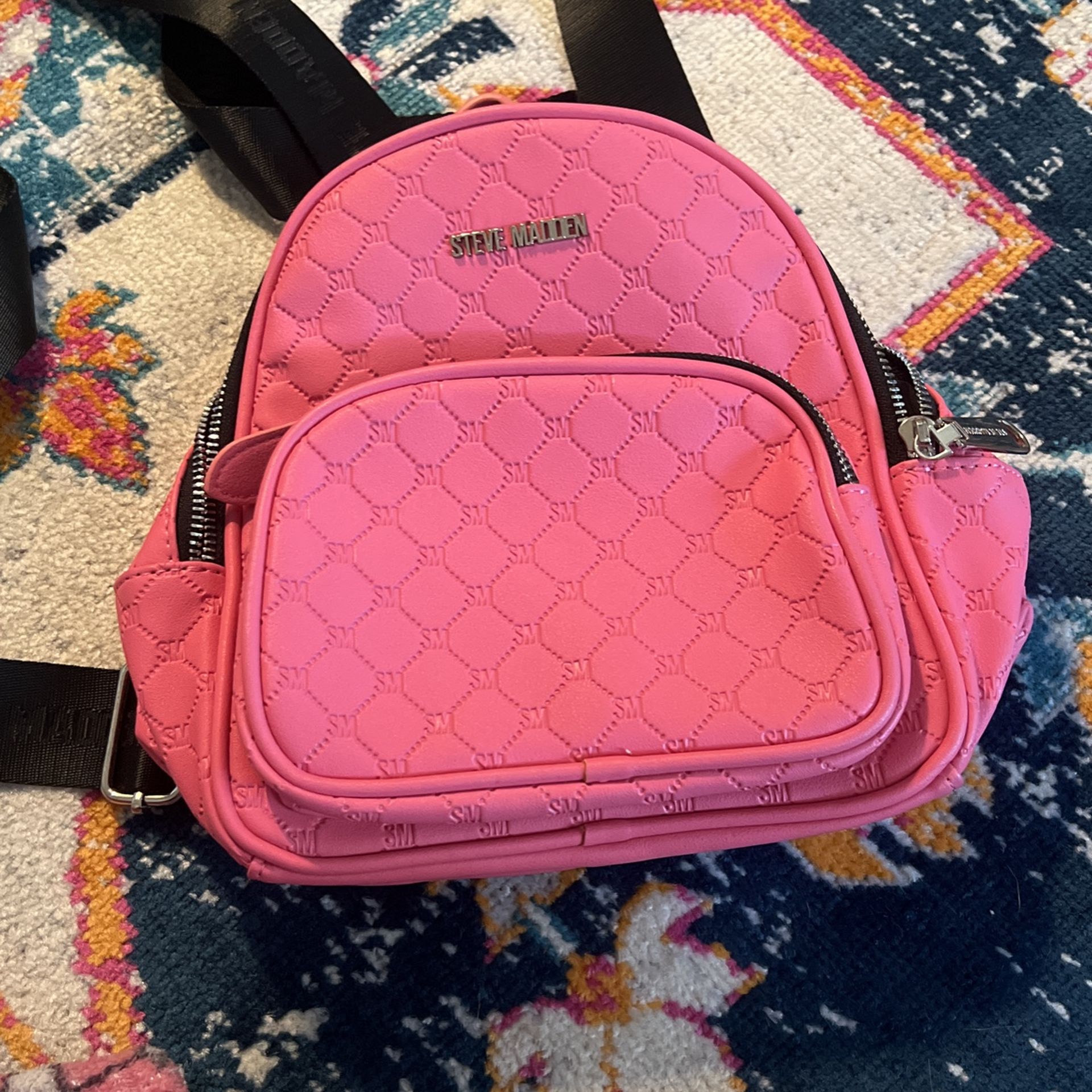 Steve Madden Mini Pink Backpack