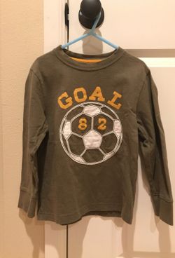Gymboree SOCCER themed long sleeve shirt