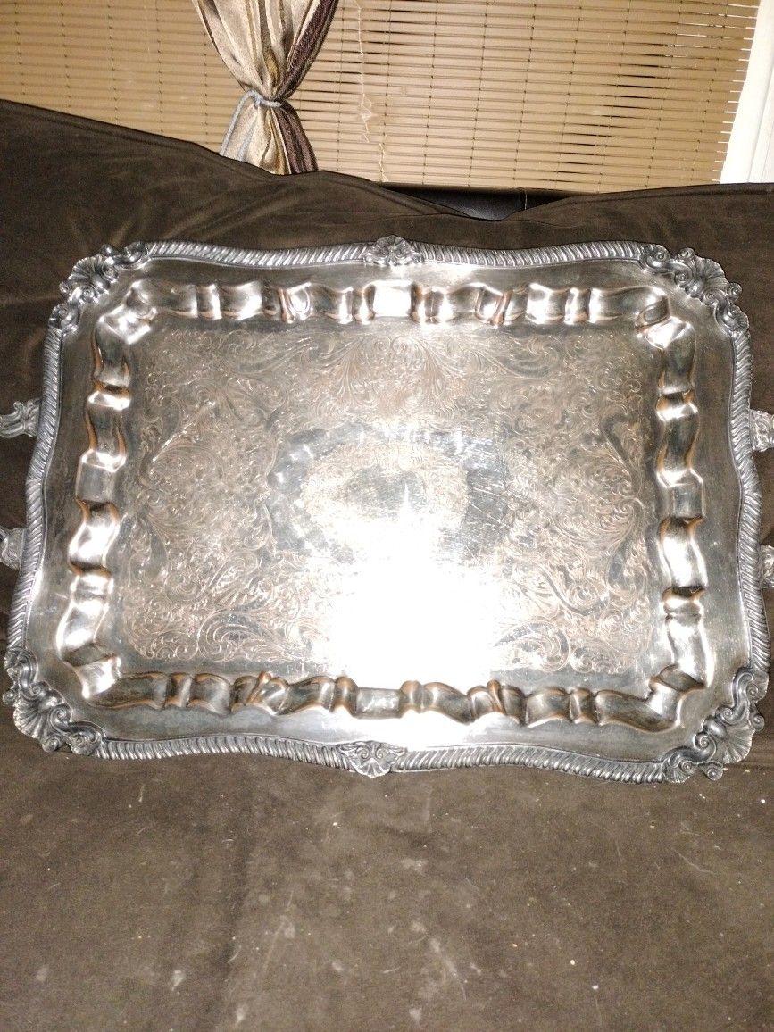 WM Rodgers 290 Antique Service Tray