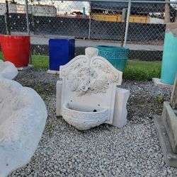 Concrete Wall Fountain / Cement Backyard Garden Outdoor Fountains