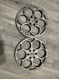Two Vintage Goldberg Bros. 35 MM Movie Reels (2000 Feet)