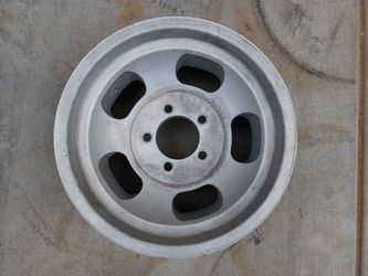 Shelby Cal 500 Aluminum 15x7" Rim 5x5" Lug Vintage Slot Mag Wheel