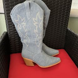 Blue Jean Boots Size 6.5