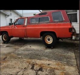 1976 GMC SIERRA C 25 Truck Camper Special