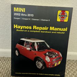 Haynes Repair Manual 02-13 Mini Cooper