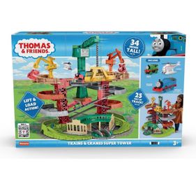 Thomas & Friends Cranky at the Docks Train Set – Large Multi-Level Playset