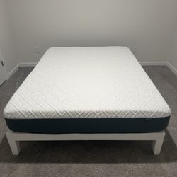 Queen bed and platform