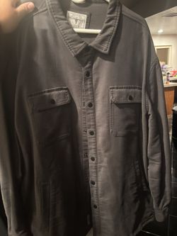 Shirt Jacket 3xl Gray