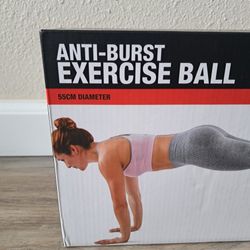 Exercise Ball With Pump - New In Box