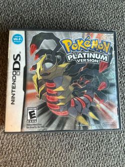 Genuine Pokemon Platinum with Box and Manual