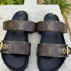 Louis Vuitton Bom Dia Flat Comfort Mule