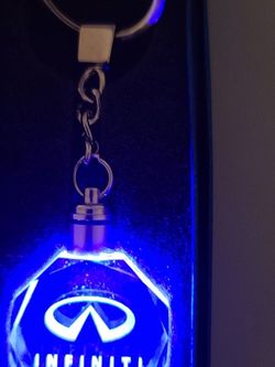 Infiniti Laser Engraved Led Keychain