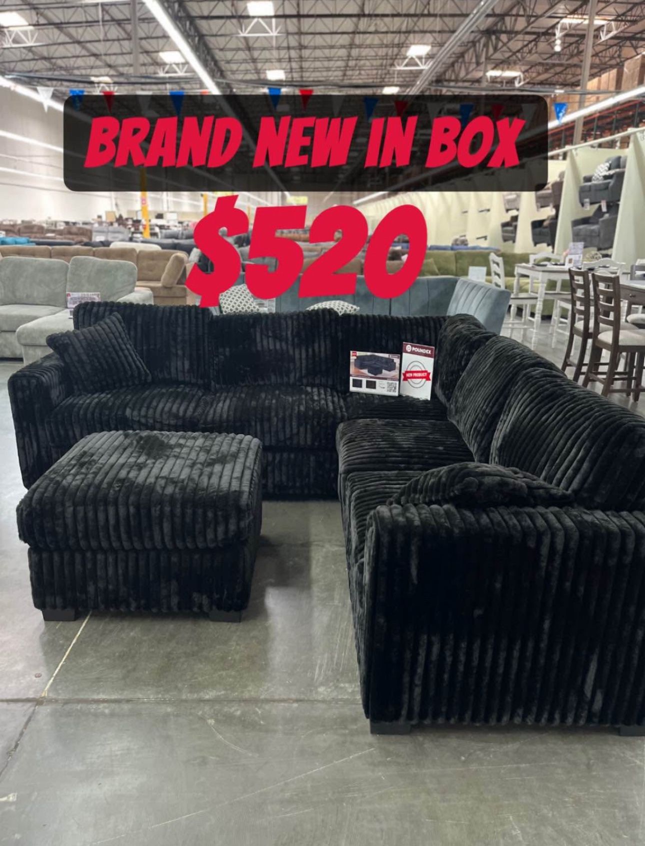 Corduroy Couch New In Box