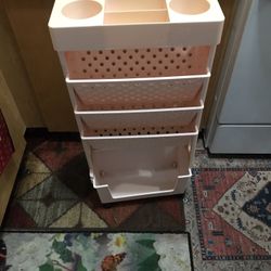 Magazine And File Rack On Wheels 