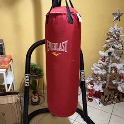 Everlast heavy bag and stand set