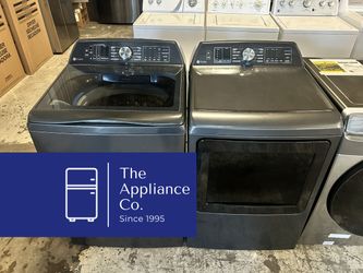GE Top Load Washer and Gas Dryer Set