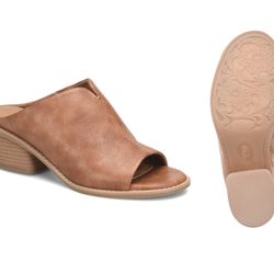Suede & Leather Heeled sandals