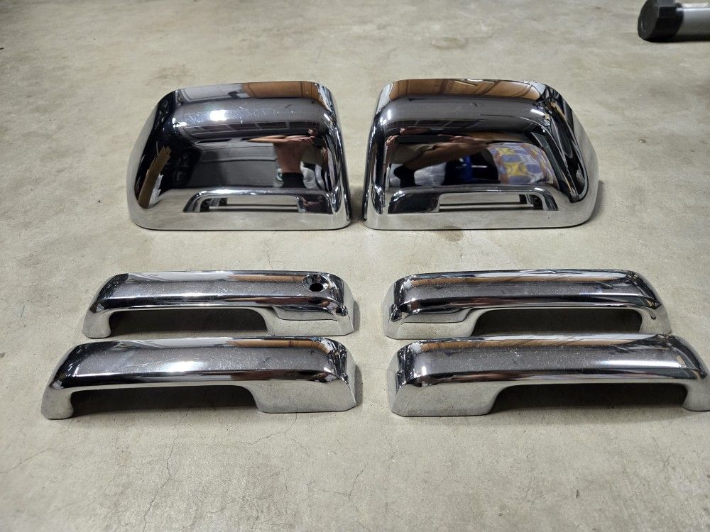 Ford F250 Door Handles and Mirror Caps