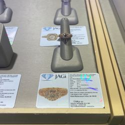 14k Rose Gold Diamonds 