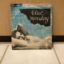 Blue Monday by Buddy Lucas   A  78 rpm  7 inch  record!!!