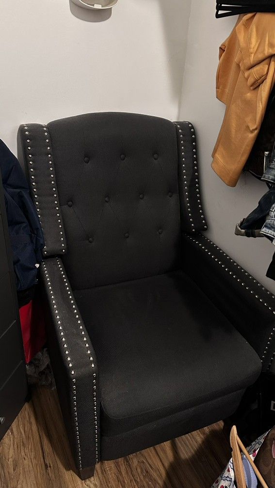 Dark Grey Recliner 