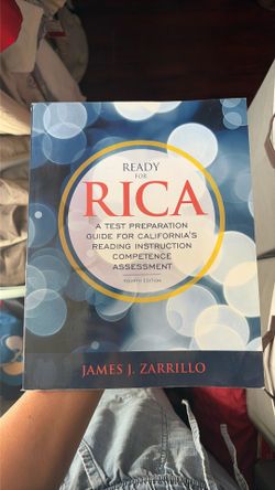 Rica Test prep book