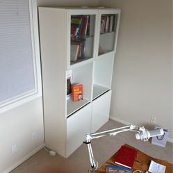 Three IKEA Shelving Units Bookcase 