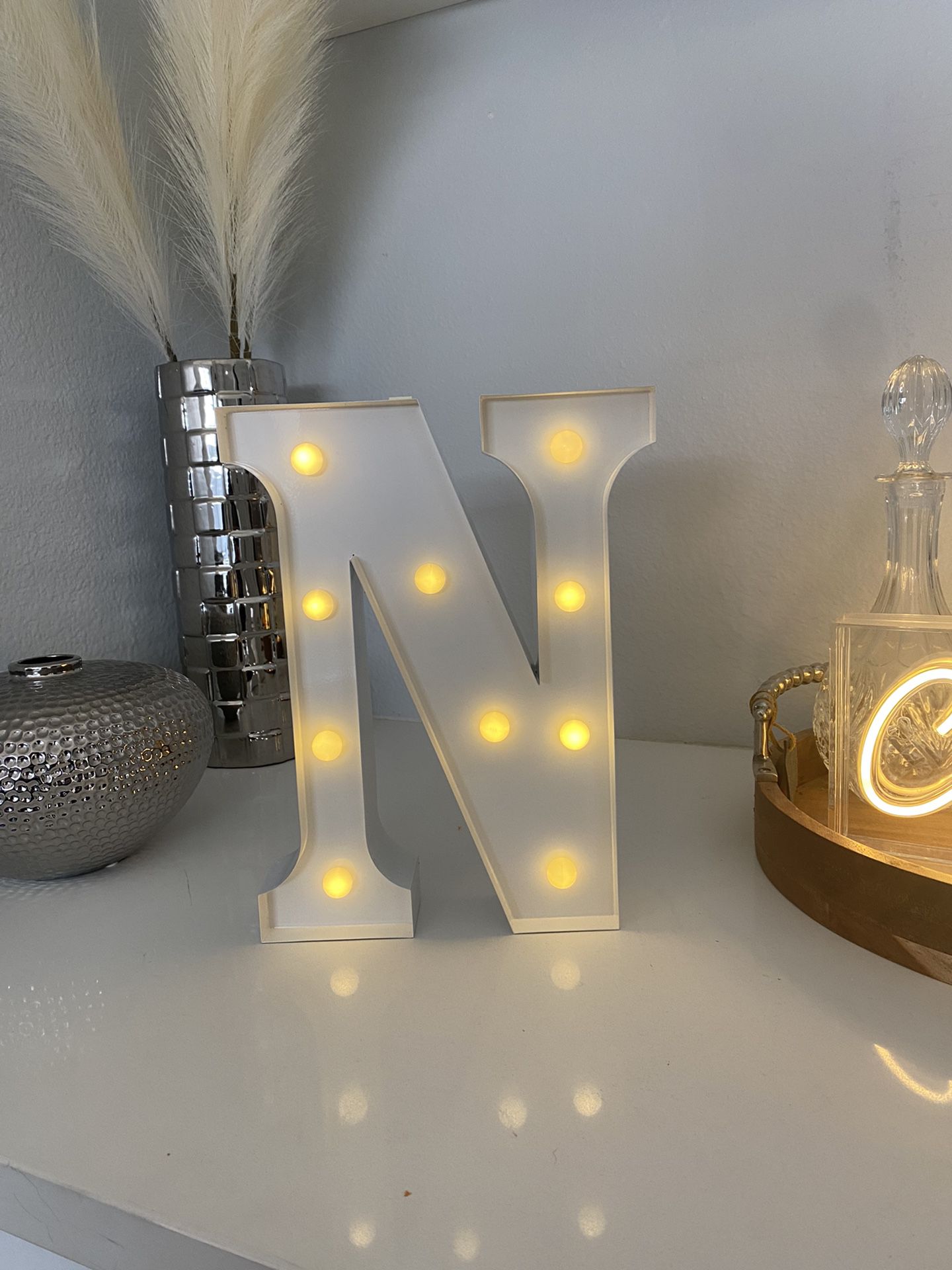 Marquee Letter “N”