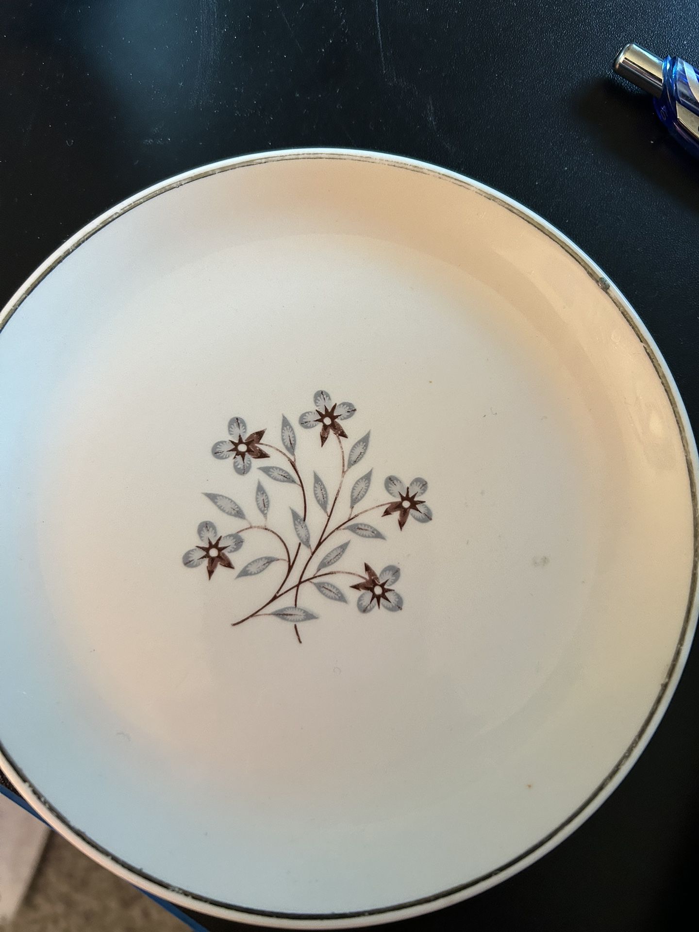 Floral Patterned Plate