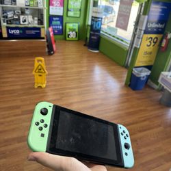 Nintendo Switch Used With Charger Animal Crossing Edition 