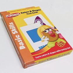 Playskool Colors & Shapes Flash Cards PreK-K Basic Skills (36 Cards)