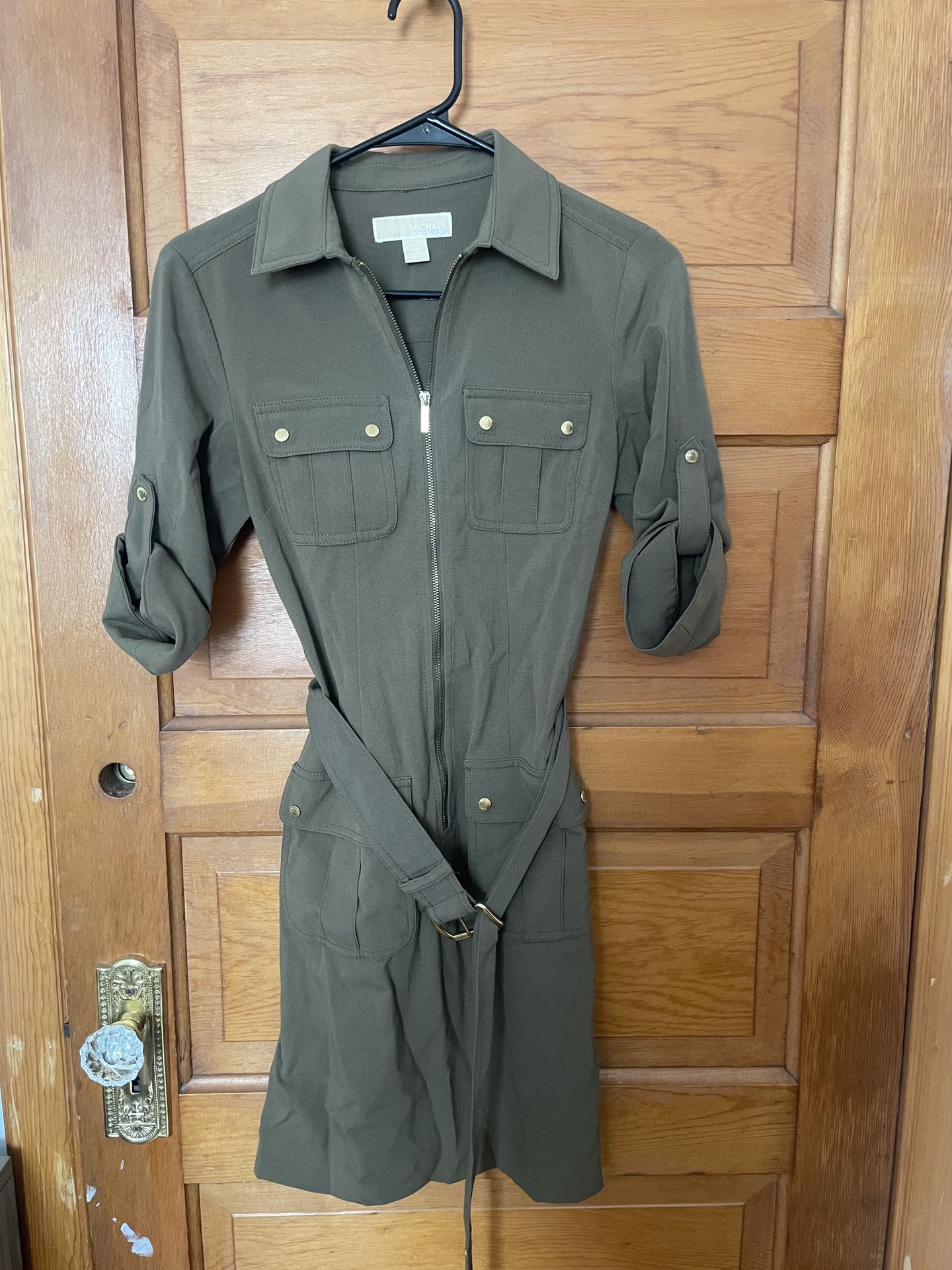 XS Michael Kors Belted Dress