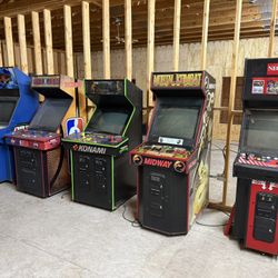 High-End Restored Arcade Collection – TMNT, NBA Jam, MK, Candy Cabs, More