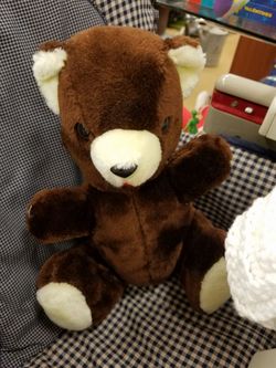 Wego Toys plush brown teddy bear