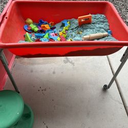 Sand Table Large Sturdy Play tableSand Table On Wheels Takes  All ** Kids Sand Table Take all 