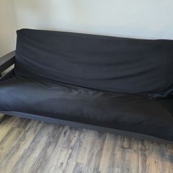 Futon Sofa With Full Size Mattress 